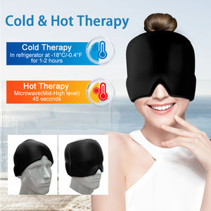Alta Qualidade Comprimir Cap Com Gel <span class=keywords><strong>Eye</strong></span> Mask Hot & Cold Enxaqueca <span class=keywords><strong>Headache</strong></span> Relief Cap para Ressaca e Enxaqueca - Product Image 5