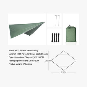 Auvent de plage imperméable et pare-soleil pour hamac extérieur, tente de camping, auvent de protection solaire - Product Image 5