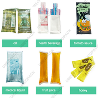 Machine d'emballage automatique de sachets pour boissons gazeuses, lait, eau de coco et eau pétillante