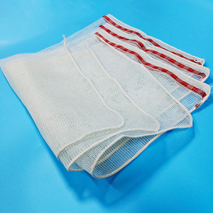 Nuevo 100% Pp Materia prima Bolsa de malla de leña Plástico Agricultura Reciclable Leña Mariscos Tubular Leno Bolsa de malla - Product Image 2