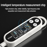 TP300 termometer makanan Digital, termometer daging BBQ