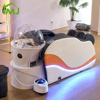 Chaise de shampooing de lavage de cheveux de traitement du visage de salon Table de massage électrique tête de lit spa