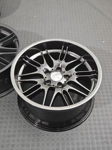 ล้อแม็กซ์แฟชั่นทรงดิ้น ขอบ 18x8 18x9.5 ขนาด 5x120 PCD สีไฮเปอร์แบล็ค สำหรับรถ <span class=keywords><strong>BMW</strong></span> E39 <span class=keywords><strong>E40</strong></span> E30 - Product Image 6