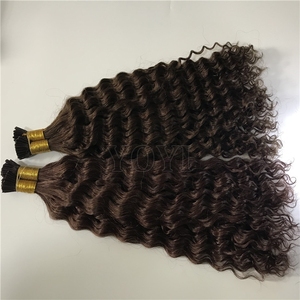 Cheveux brésiliens bruts I Tip 100G 4A 4B 4C Bouclés crépus Cuticule complète alignée Extensions de cheveux humains vierges - Product Image 4