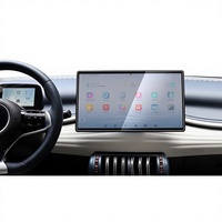 Protection d'écran tactile pour voiture BYD Atto 3 Yuan Plus Seal Dolphin 2022-2026 12,8/15,6 pouces, protection de la console centrale de navigation