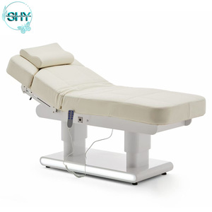 Prix élevé mais bonne qualité Salon de beauté lit de cils Table de lit de massage facial électrique avec 4 moteurs - Product Image 1