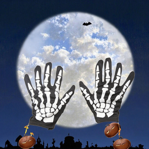 Gants punk européens et américains à motif crâne pour hommes et femmes, avec articulations à griffes, pour Halloween, déguisements, fêtes et spectacles - Product Image 3