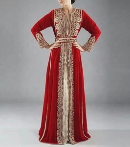 Holy beauty — robe de Caftan pour tenue de soirée et de mariage, robe avec des perles de verre de cristal décoré de pierre, travail, = 2020 - Product Image 1