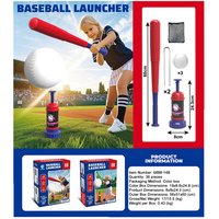 Nouvel ensemble de jouets de baseball pour enfants : machine de lancer automatique pour l'entraînement au frappeur et au lanceur, jeu d'extérieur