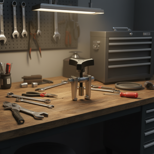 Pince de réparation automobile, largeur de mâchoire 42 mm, fixation réglable en métal - Product Image 3