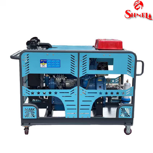 Nouvelle Laveuse Diesel <span class=keywords><strong>Haute</strong></span> <span class=keywords><strong>Pression</strong></span> 500 bars, Débit 10,57 GPM, 75 CV, Nettoyage à Eau Froide, Kit de Sablage Optionnel, Élimination de la Rouille et de la Peinture 1 - Product Image 3