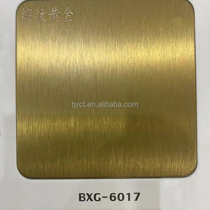 דקורטיבי זול 2 מ "מ 4 x8 גיליון נירוסטה מוברש - Product Image 2