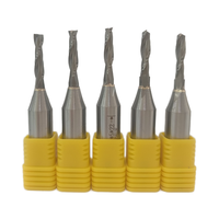 1/2 pouces 12.7mm tige TCT 2 cannelures vers le bas CNC routeur à bois fraise en bout pour fraisage panneau de particules