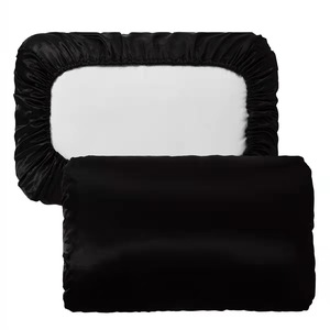 Vente en gros no quantité minimale de commande <span class=keywords><strong>Amazoo</strong></span> offre spéciale de luxe voyage élastique reine roi polyester satin soie taie d'oreiller housse de coussin - Product Image 5