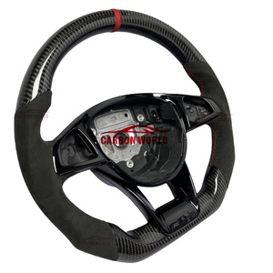 <span class=keywords><strong>Volant</strong></span> en fibre de carbone <span class=keywords><strong>Alcantara</strong></span> personnalisé en usine pour Mercedes Benz <span class=keywords><strong>AMG</strong></span> W203 W204 W205 W212 W213 CLS W218 W222 C300 - Product Image 5