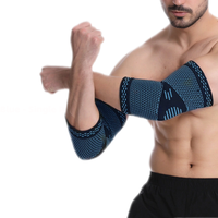 Manchon de compression élastique Manchon de bras tricoté stabilisateur flexible pour coude de tennis