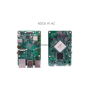 Carte de développement <span class=keywords><strong>ROCK</strong></span> <span class=keywords><strong>PI</strong></span> 4A <span class=keywords><strong>4B</strong></span> 4C Plus Rockchip RK3399 avec 4 Go de RAM, compatible IA, Android 10, Linux, similaire au Raspberry <span class=keywords><strong>Pi</strong></span> - Product Image 3