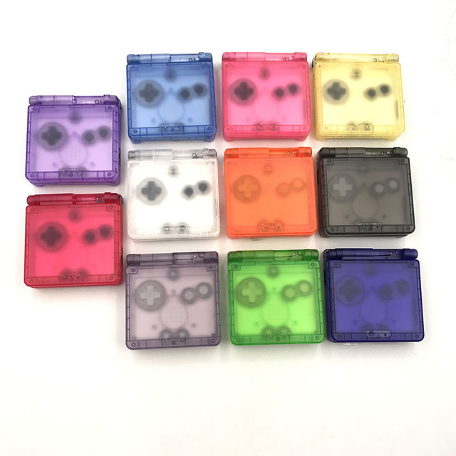 DIY Cool Clear Housing Shell Cover for GameBoy Advance SP for GBA SP Replacement Transparent Full Shells