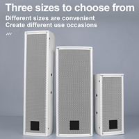 Sistema de Sonido Profesional DS6 de 110W con Columnas Blancas para Conferencias