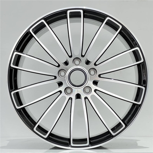 Cerchi in Lega di Alluminio Forgiati Monoblocco Personalizzati da 22 Pollici ET61 Neri con Finitura Lavorata 5x130 per Porsche Cayenne <span class=keywords><strong>Cayman</strong></span> 911 - Product Image 4