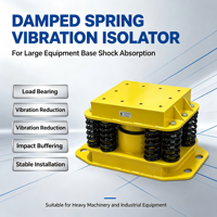 Amortisseur à ressort industriel LIVA, isolateur de vibrations robuste pour générateur, presse à poinçonner, base de machine