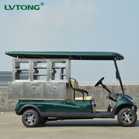 Camionnette électrique miniature personnalisée avec double cabine et caisse de chargement à toit surélevé