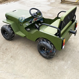 New Model 200cc Steel Off-Road Vehicle Quad Ricycle 4x4 Gasoline Mini Jeep Four Wheeler Buggy for Adult - Product Image 1