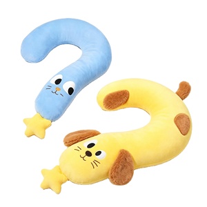 En gros, Coussin de cou pour animaux de compagnie (chats et chiens) à motif de dessin animé avec point d'interrogation, Coussin de bureau électrique extensible, Jouets en peluche <span class=keywords><strong>chat</strong></span> mignons, Doux et confortable - Product Image 3