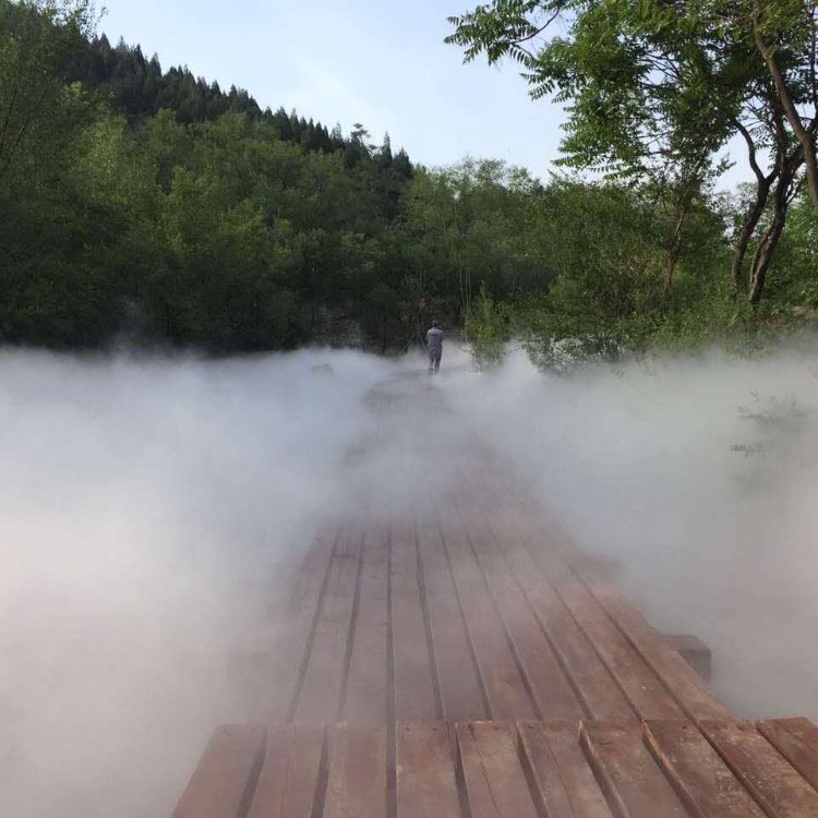 Открытый открытый общественный сад Плаза квадратный искусственный туман водяной фонтан
