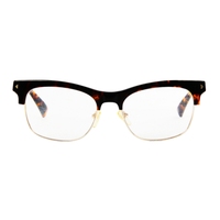 Nouvelle monture de lunettes unisexe en acétate et métal, carrée, à monture complète, personnalisable, avec branches simples et polyvalentes, personnalisable, vente en gros Jnloo VPR220V