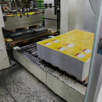 Feuille de tôle imprimée avec impression offset CMYK, surface brillante, qualité alimentaire pour boîtes cadeaux - HUICHENG HC31