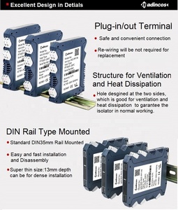 Msc90a: Din Rail Geïsoleerde Analoge Signaalomvormer Met Programmeerbare 0-10V/0-5V/1-5V/4-20ma/0-20ma Ingangsuitgang, 0.2% Nauwkeurigheid - Product Image 5