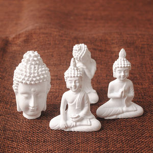Commercio all'ingrosso Statua Mini Bianco Thailandia <span class=keywords><strong>Buddha</strong></span> - Product Image 2