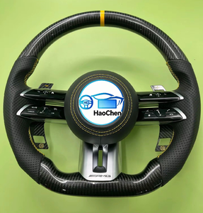 Volant de voiture sport en fibre de carbone personnalisé pour Mercedes-Benz <span class=keywords><strong>AMG</strong></span> <span class=keywords><strong>W204</strong></span> W205 W221 W117 W166 W222 C43 C63 C180 - Product Image 5