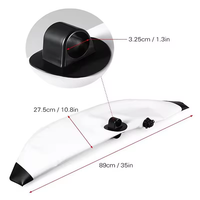 Accessoire de flotteur d'eau gonflable portable et étanche pour kayak augmente la stabilité facile à utiliser pour la pêche en mer