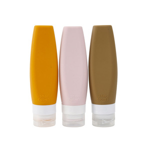 Bu Shang Liquid Travel Bottles 90ml Silicone Rubber Portable For Mouthwash Contact Lens Solution - Product Image 1