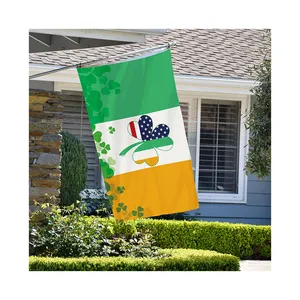 İrlanda bayrağı 3x5 Ft kalın Polyester çift taraflı İrlanda ulusal bayrakları