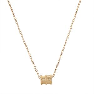 Collar con Colgante de Cintura para Mujer Xiao Man, Simple y Versátil, Chapado en Oro de 18K, Cadena de Acero Inoxidable, Joyería de Moda - Product Image 1