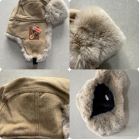 Gorro de Aviador Ushanka con Orejeras y Logotipo Personalizado, de Piel Sintética, para Invierno, para Hombre y Mujer, Venta al Por Mayor
