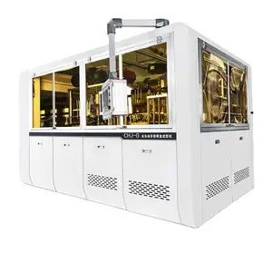 12KW tam otomatik yüksek hızlı tek kullanımlık kağıt kutu yapma makinesi Hamburg kutusu makineleri
