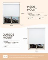 Persiana Enrollable Horizontal Transparente de PVC Personalizada, con Filtro de Luz, Impermeable, para Exteriores, Patio, Terraza y Ventana