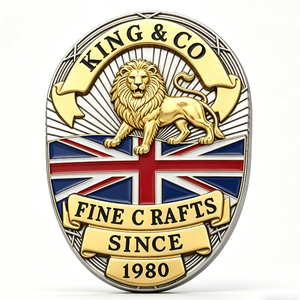 Moneda Conmemorativa Personalizada del Año Nuevo Chino con Diseño de León Rey, Moneda Coleccionable Esmaltada de Doble Cara, Artesanía Británica de Herencia - Product Image 3