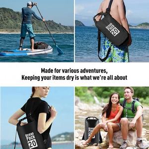 Vente en gros quantité minimale de commande bas Sac à dos étanche avec impression de logo personnalisé léger pour le canotage, le camping et le sport Sac étanche - Product Image 6