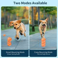 Petite balle de jouet intelligente transfrontalière pour animaux de compagnie boule roulante en plastique automatique résistant aux morsures chat-taquiner chien-fonction de saut pour chat chien