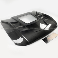 Couvre-moteur en fibre de carbone pour Ford Mustang 2015+