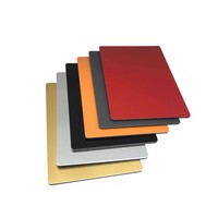Revêtement mural composite ACM ACP en feuille composite d'aluminium ignifugé en aluminium composite de couleur unie Alucobond