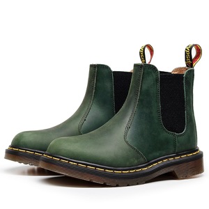 Botas de Ante Rojas, Altura al Tobillo, Punta Redonda, Sin Cordones, Tacón Plano, Forro de Malla, Suela de Goma, Para Todas las Temporadas, Venta al Por Mayor - Product Image 2