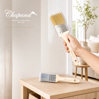 Pinceaux plats multi-usages économiques CHOPAND pour peinture murale et plafond, personnalisables pour l'intérieur