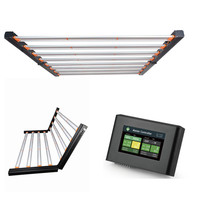 Lumière LED COB à spectre complet Horticulture commerciale 720W LED Grow Light Spider Bar