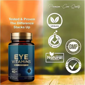 Vitaminas para la Vista para Adultos Mayores de 40 Años - Suplemento Vegano con Vitamina E y Protección Contra la Luz Azul para la Salud Macular - Product Image 3